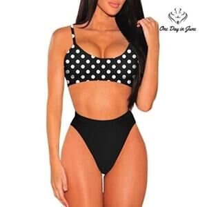 Pink Queen Push Up High Waist Bikini Swimsuit Size XL